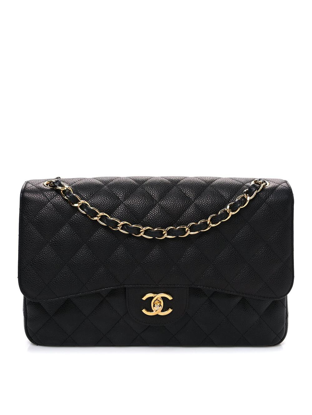 Chanel Caviar Quilted Jumbo Double Flap #352811C49B